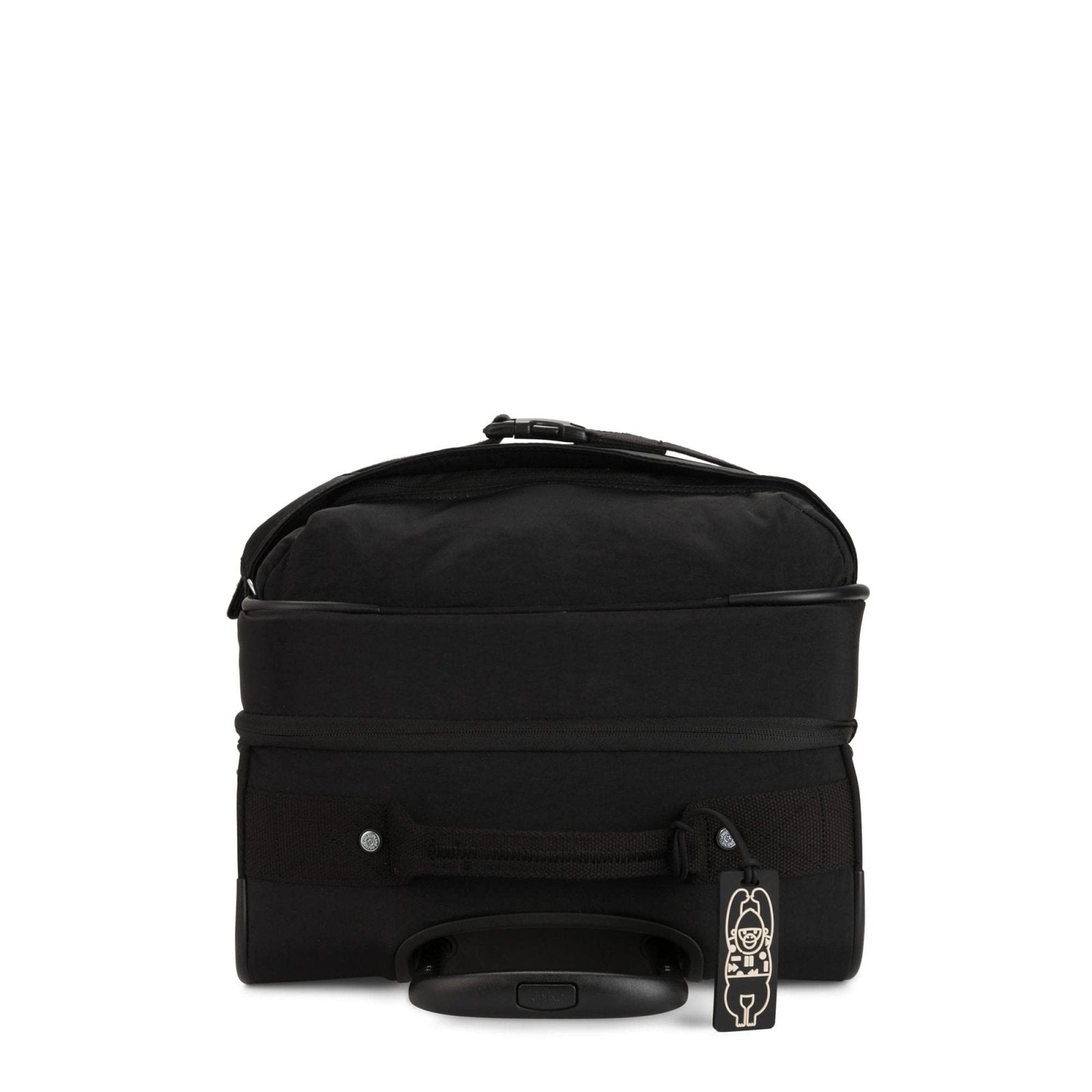 Kipling Spontaneous Softside Spinner Wheel Luggage, Integrated TSA Accepted Lock, Black Noir, Checked - Medium 26,KI6918