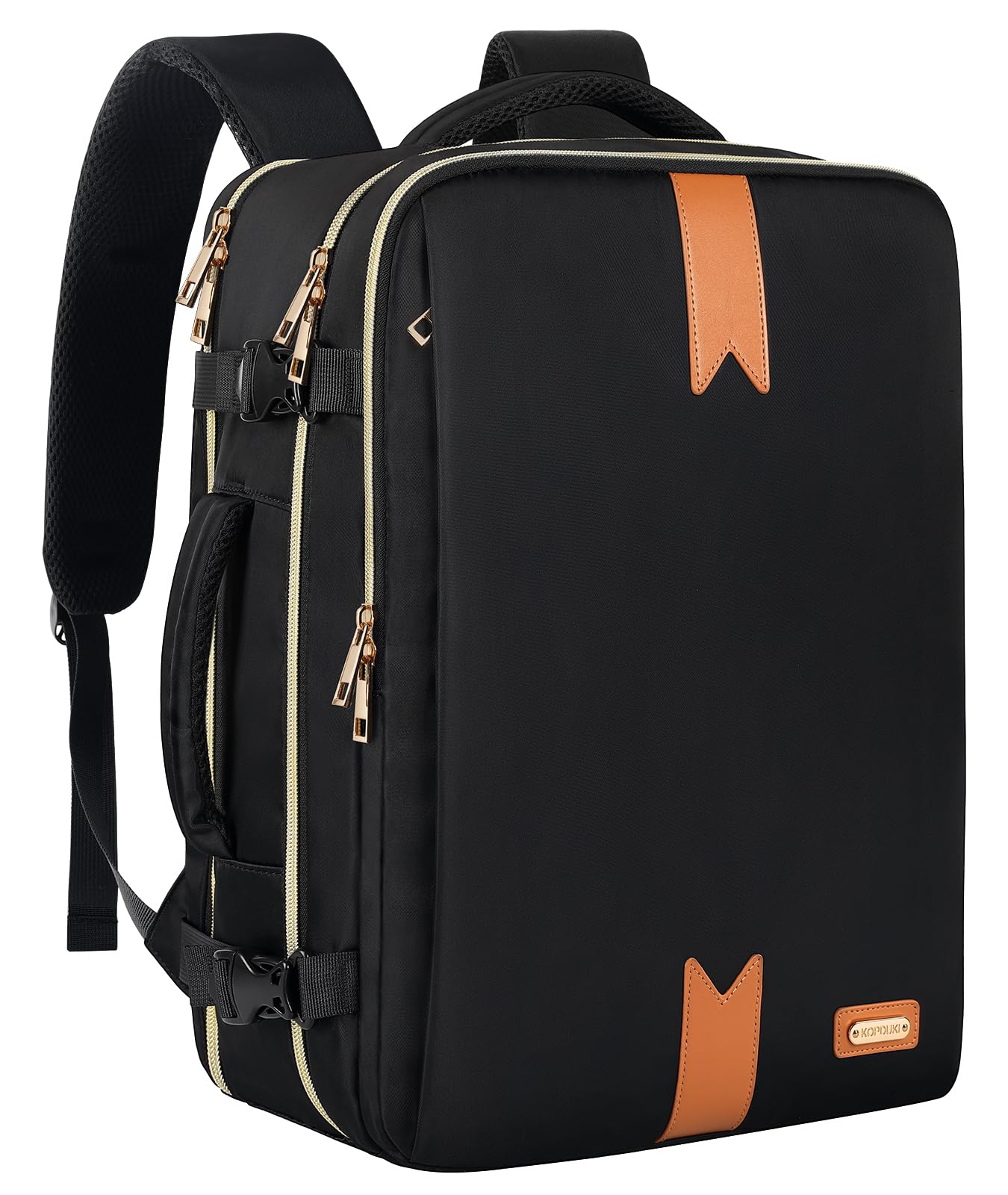Kopduki Travel Backpack for Women Men, 17.3"x13.4"x7.9" Carry on Backpack TSA Flight Approved Water-resistant Traveling Backpacks with Laptop Compartment Fits 15.6 Inch Laptop Casual daypack College