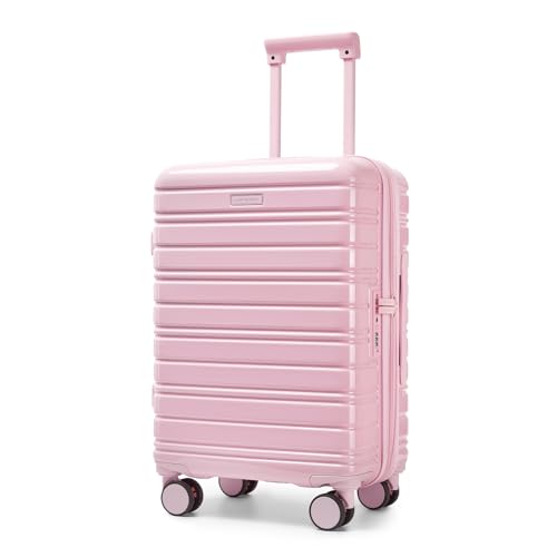 LARVENDER Carry On Luggage 22x14x9 Airline Approved, Suitcases with Wheels