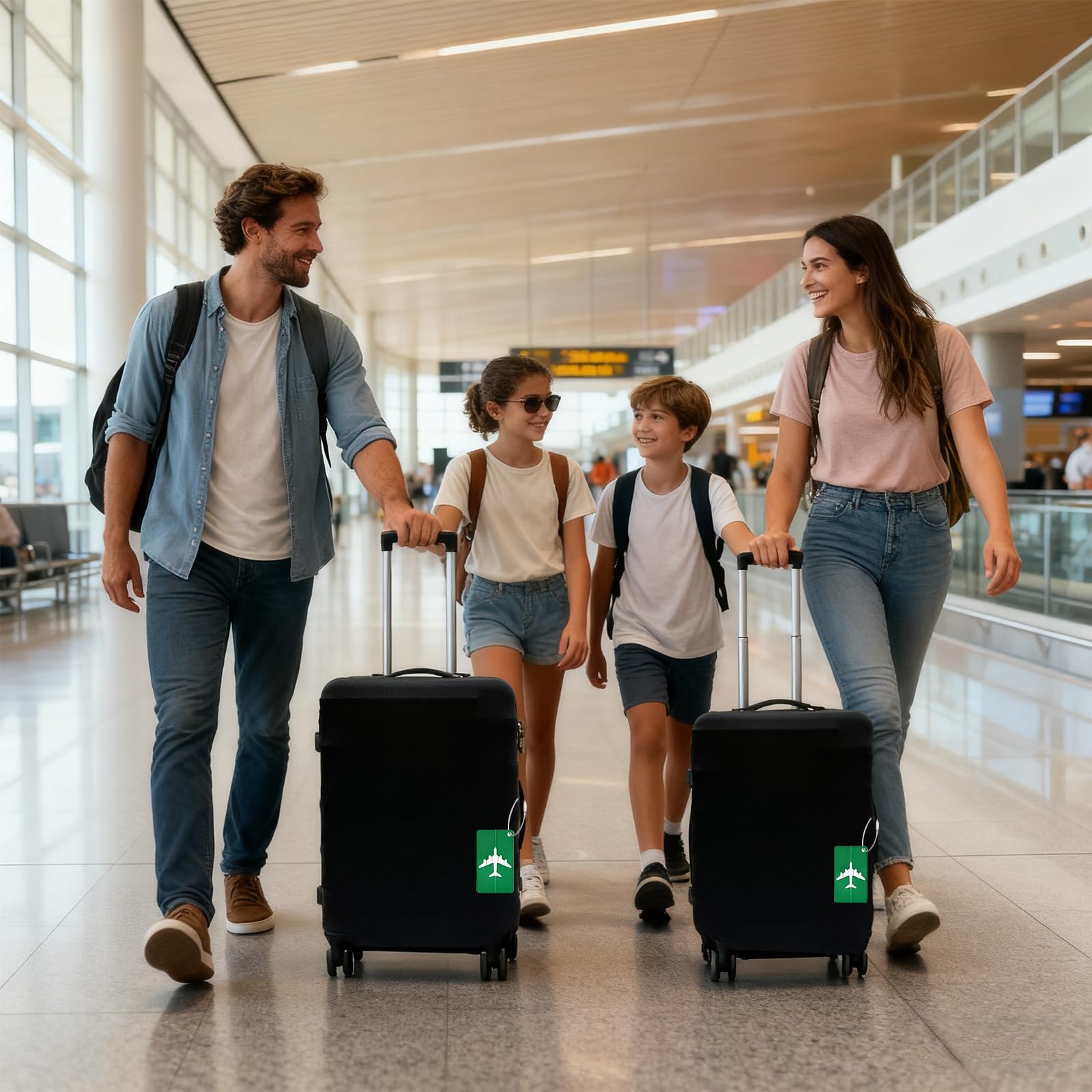 LESSF Travel Luggage Covers for Suitcase, Elastic Suitcase Covers Luggage Cover Protector Fits 29 - 32 Inch Luggage, Anti - Scratch Stretchable Suitcase Trolley Baggage Protector with Luggages Tag