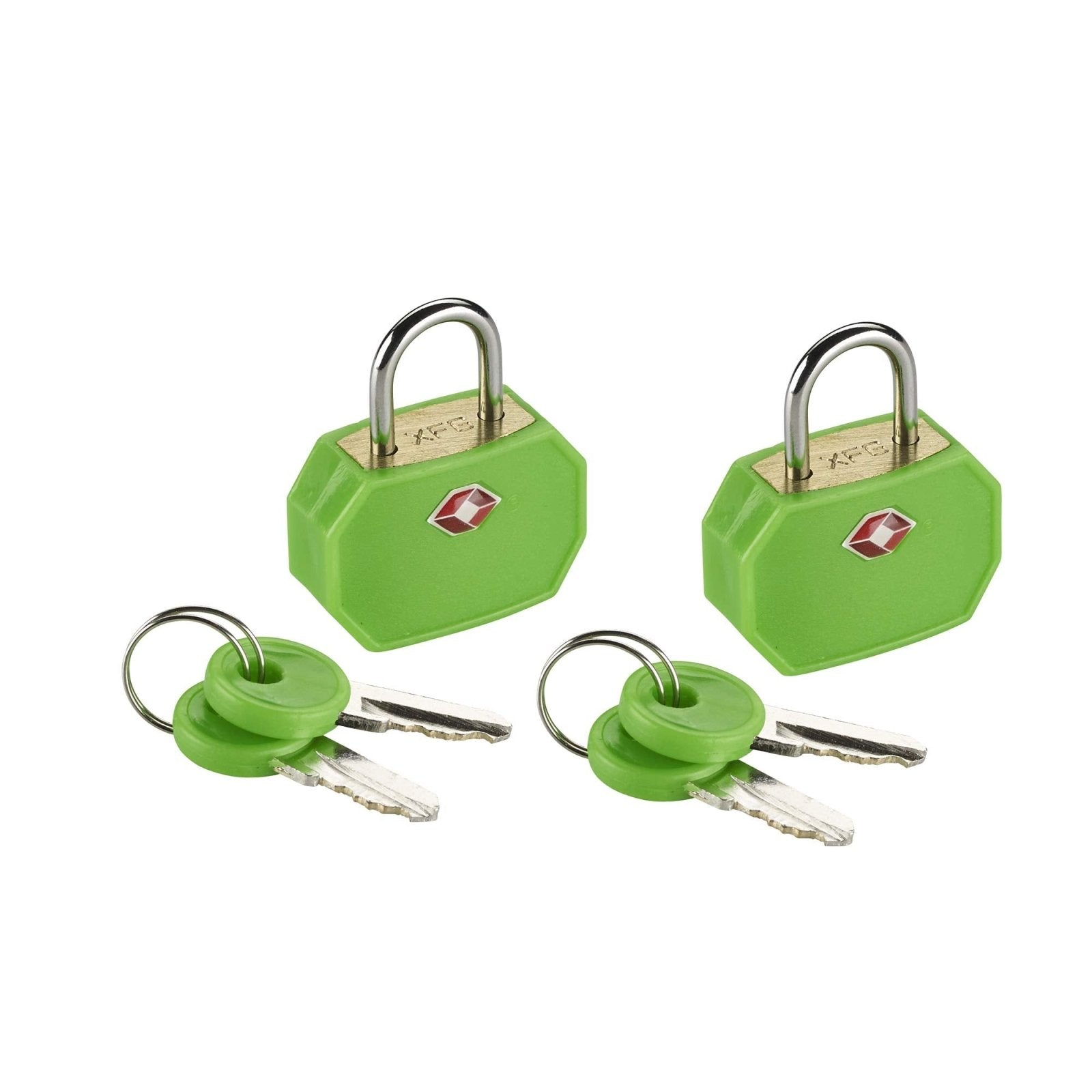 Lewis N. Clark unisex adult Backpack luggage locks, Green, One Size US