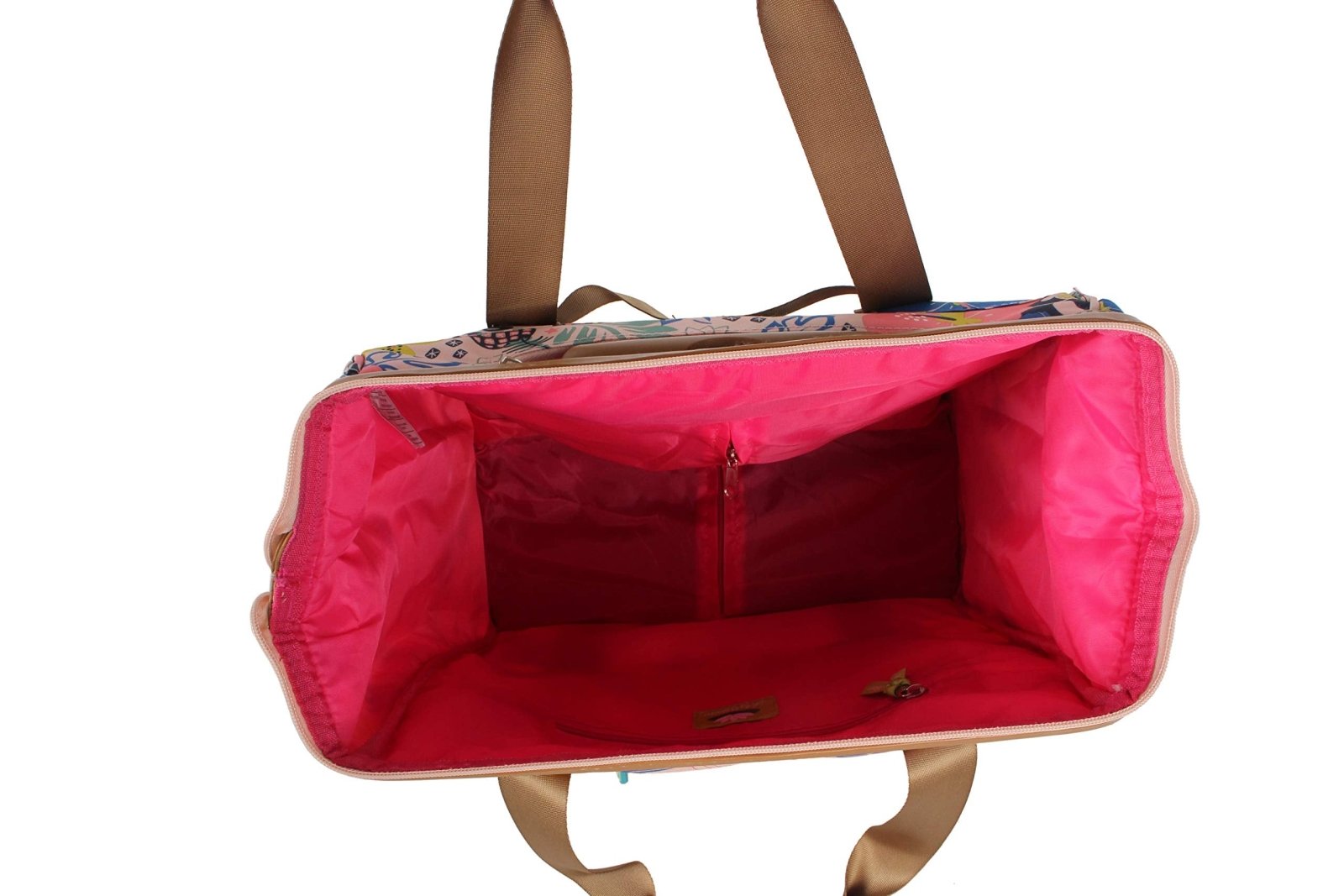Lily Bloom Design Pattern Carry on Bag Wheeled Cabin Tote (Cabin Pink)
