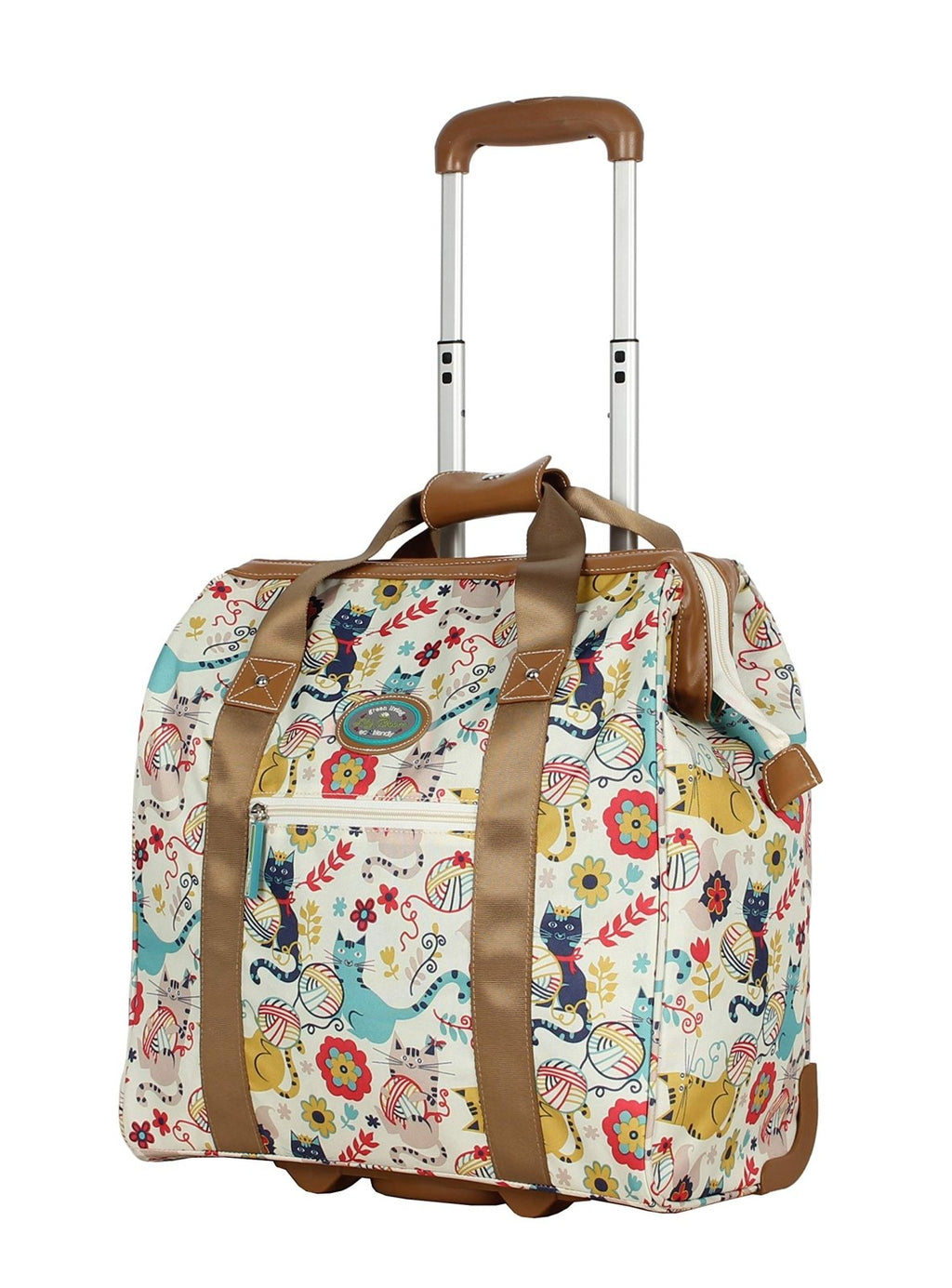 Lily Bloom Luggage 3 Piece Softside Spinner Suitcase Set Collection (Furry Friend)
