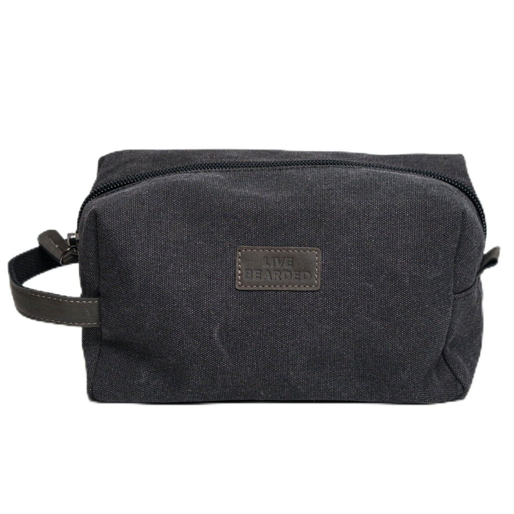 Live Bearded Dopp Kit – Durable Travel Toiletry Bag for Men, Shaving, Hygiene, Beard Care, Travel Essentials and Everyday Carry Mens Toiletries Bag