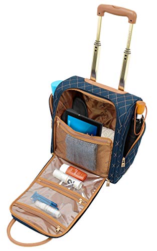LONDON FOG Queensbury 15 Verticle Under The Seat Bag, Navy
