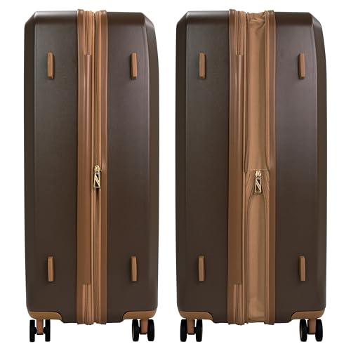 London Fog Southbridge 25 Inch Expandable Spinner HS, Mocha