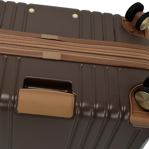 London Fog Southbridge 25 Inch Expandable Spinner HS, Mocha