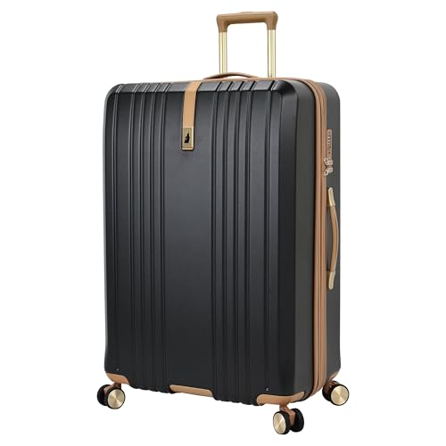 London Fog Southbridge 29 Inch Expandable Spinner HS, Black