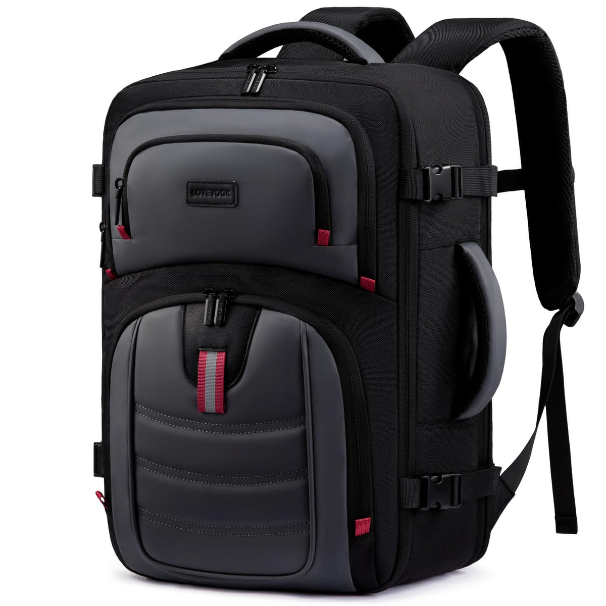 LOVEVOOK 40L Travel Backpack for Men, Airline Approved Carry On Luggage with 3 Packing Cubes, TSA Overnight Bags, Waterproof Personal Item Bag, Weekender Essentials Backpacks fits 17.3" Laptop