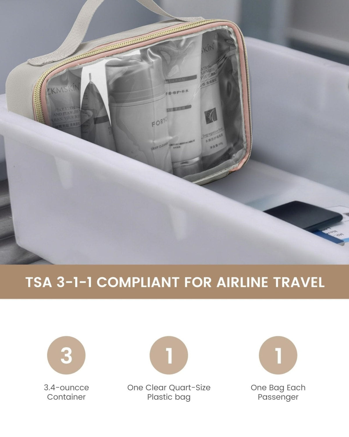 LOVEVOOK Travel Backpack for Women/Men, Personal Item Bag with 3 Packing Cubes Fits 17" Laptop, 50L Travel Backpack Carry on Flight Approved, Water - resistant Carry On Bag for Airplanes