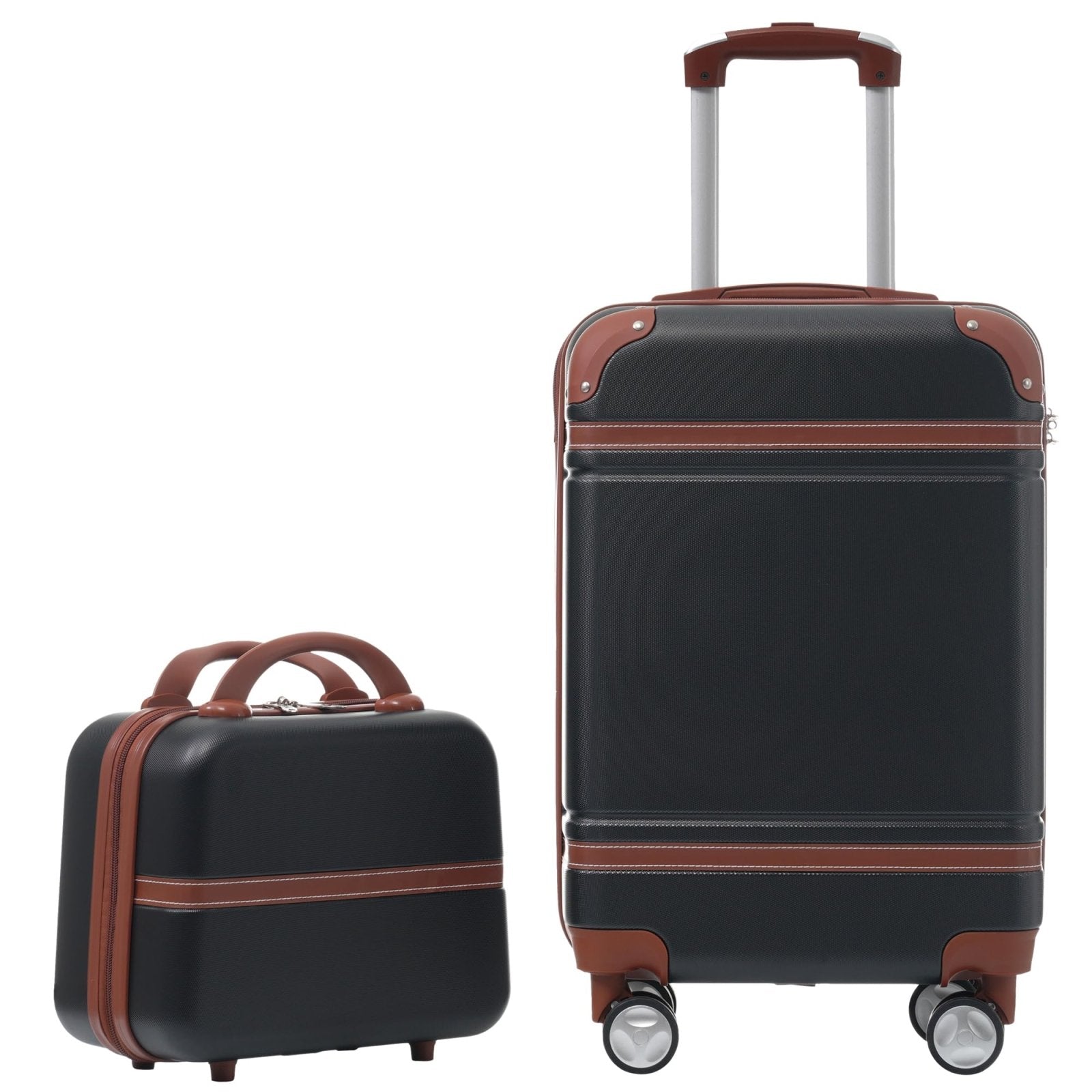 Luggage Sets 2 Piece Luggage, ABS Hardside Suit case Spinner Wheels Lightweight Lock