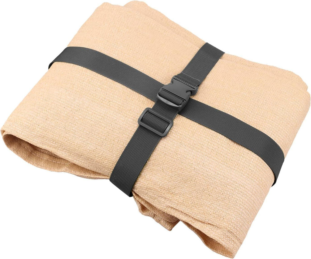 MAGARROW 40" Long Utility Luggage Straps with Buckle Adjustable (Black (4 - Pack), 1.5" Wide - 40" Long)