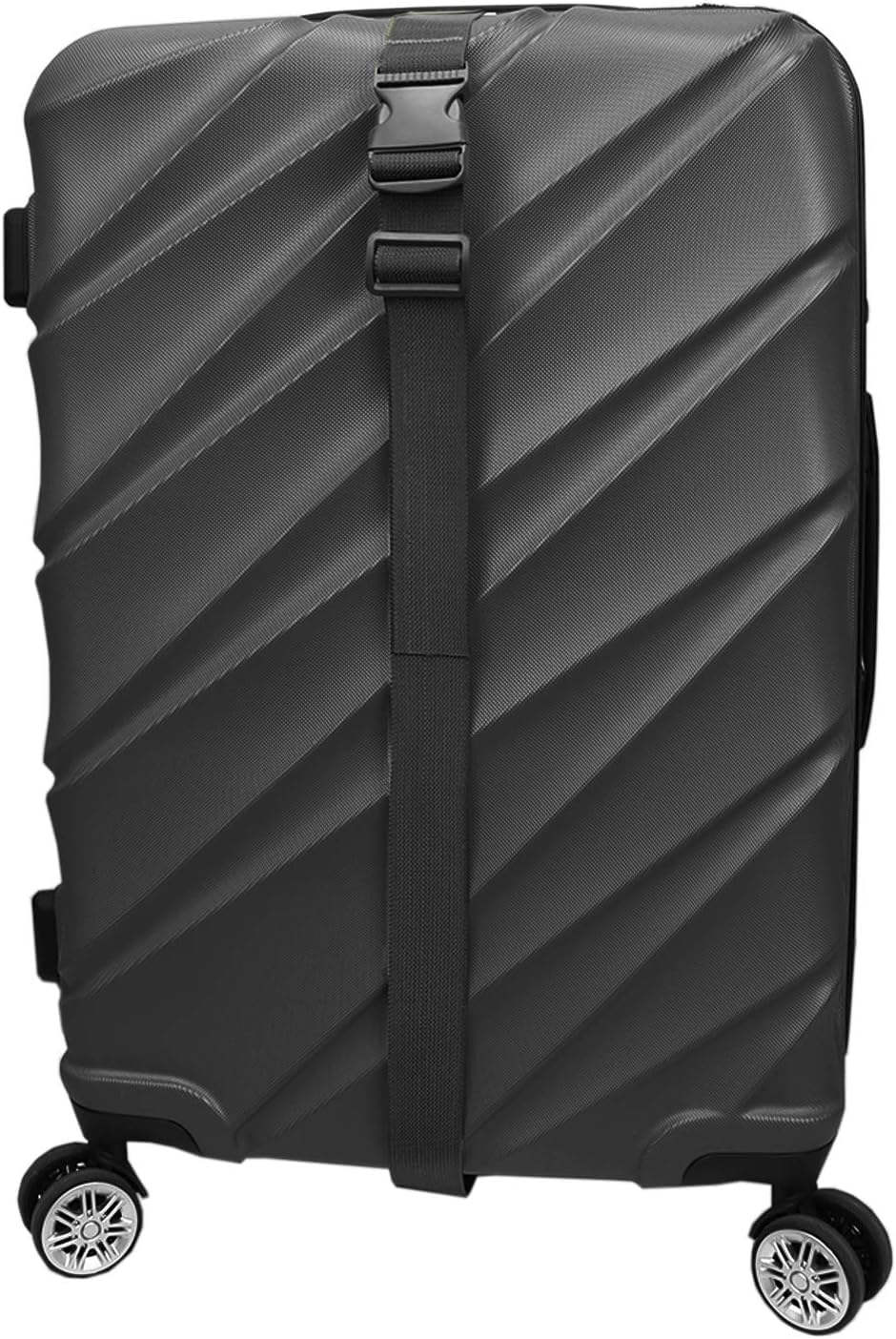 MAGARROW 40" Long Utility Luggage Straps with Buckle Adjustable (Black (4 - Pack), 1.5" Wide - 40" Long)