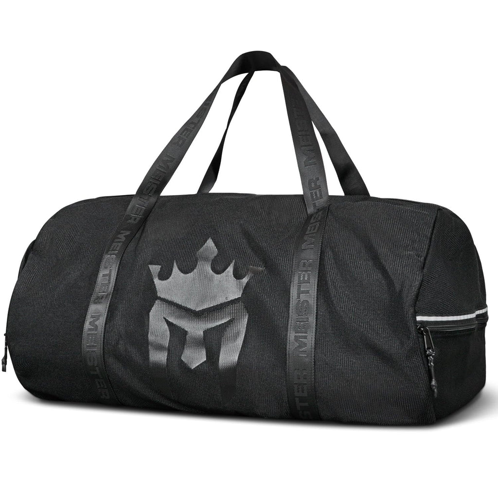 Meister Classic Breathable Chain Mesh Duffel Gym Bag - V2.0 Black