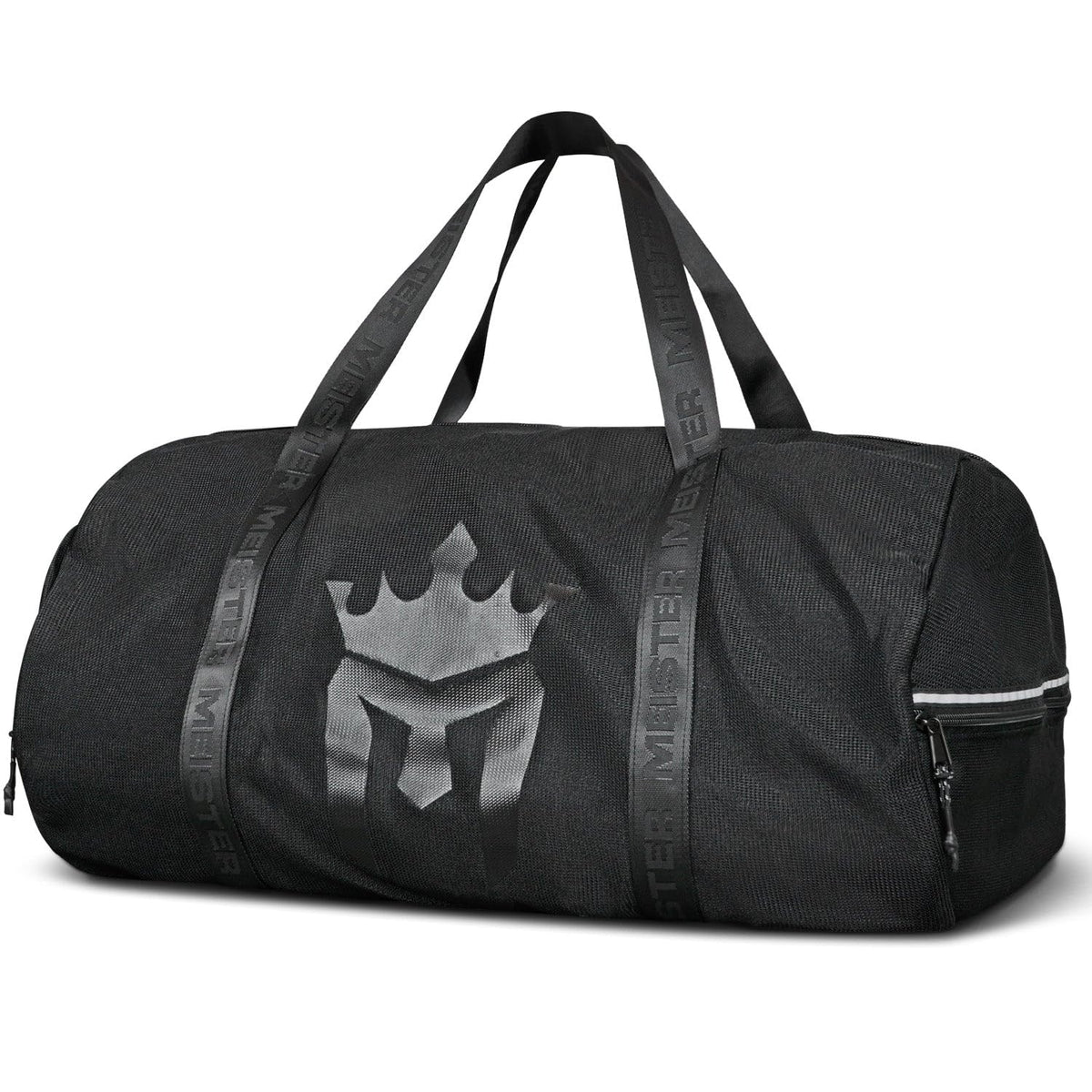 Meister Classic Breathable Chain Mesh Duffel Gym Bag - V2.0 Black