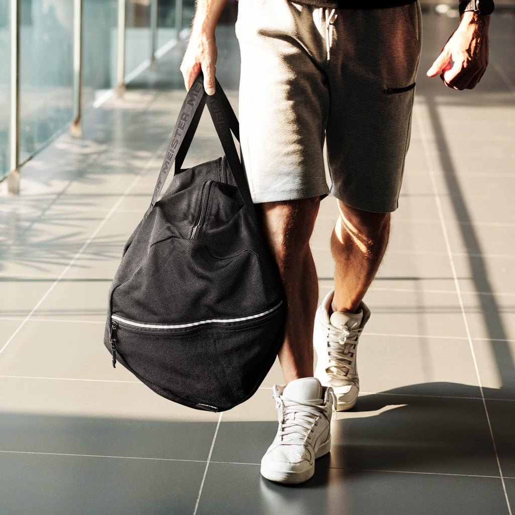 Meister Classic Breathable Chain Mesh Duffel Gym Bag - V2.0 Black