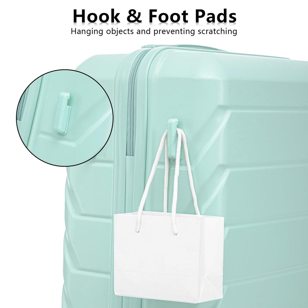 Merax 20"/24"/28" 3 pcs/set in ABS Spinner Wheel Luggage, Carry on Suitcase, Combination Lock