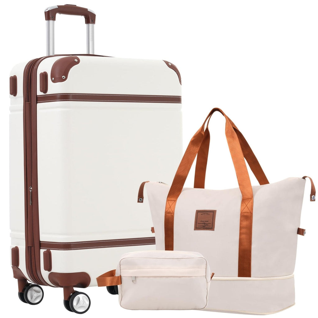 Merax Luggage Set 28 IN Hardside Suitcase with Duffel Bags Luggage with Spinner Wheels