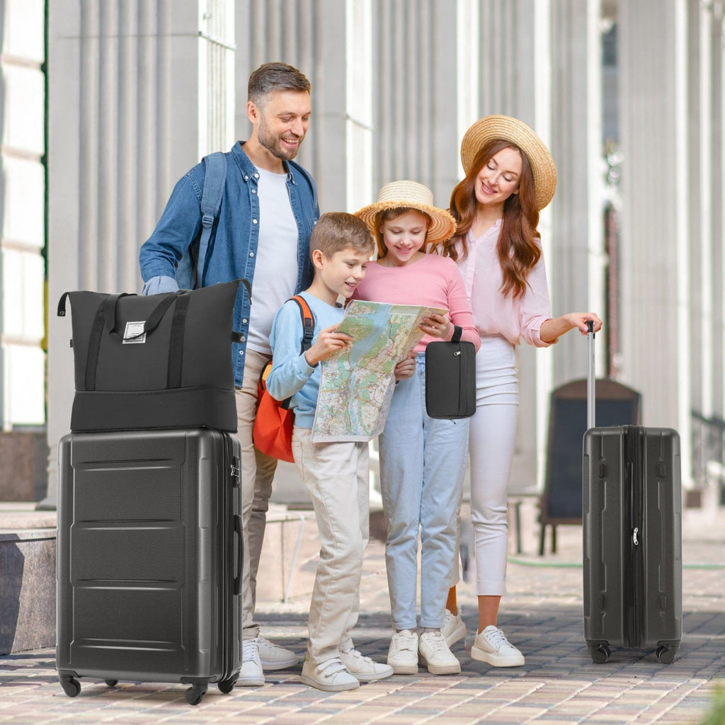 Merax Luggage Sets 20/28 Inch Suitcase Sets with TSA Lock Hardshell Luggage with Bags