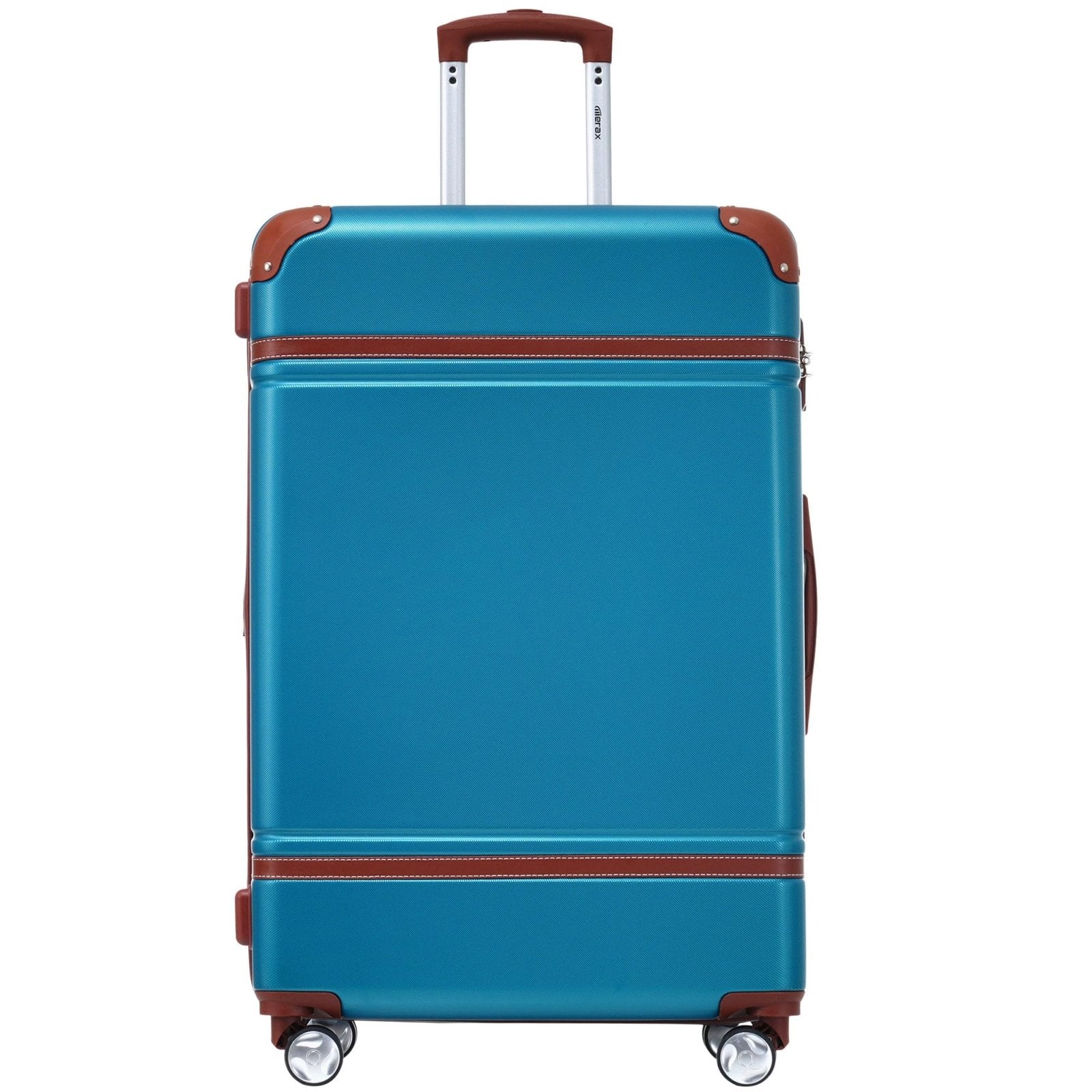 Merax Luggage Sets, Hardshell Luggage Sets 4 Pieces 20"+24"+28" Luggages and Cosmetic Case Spinner Suitcase with TSA Lock Lightweight, Blue