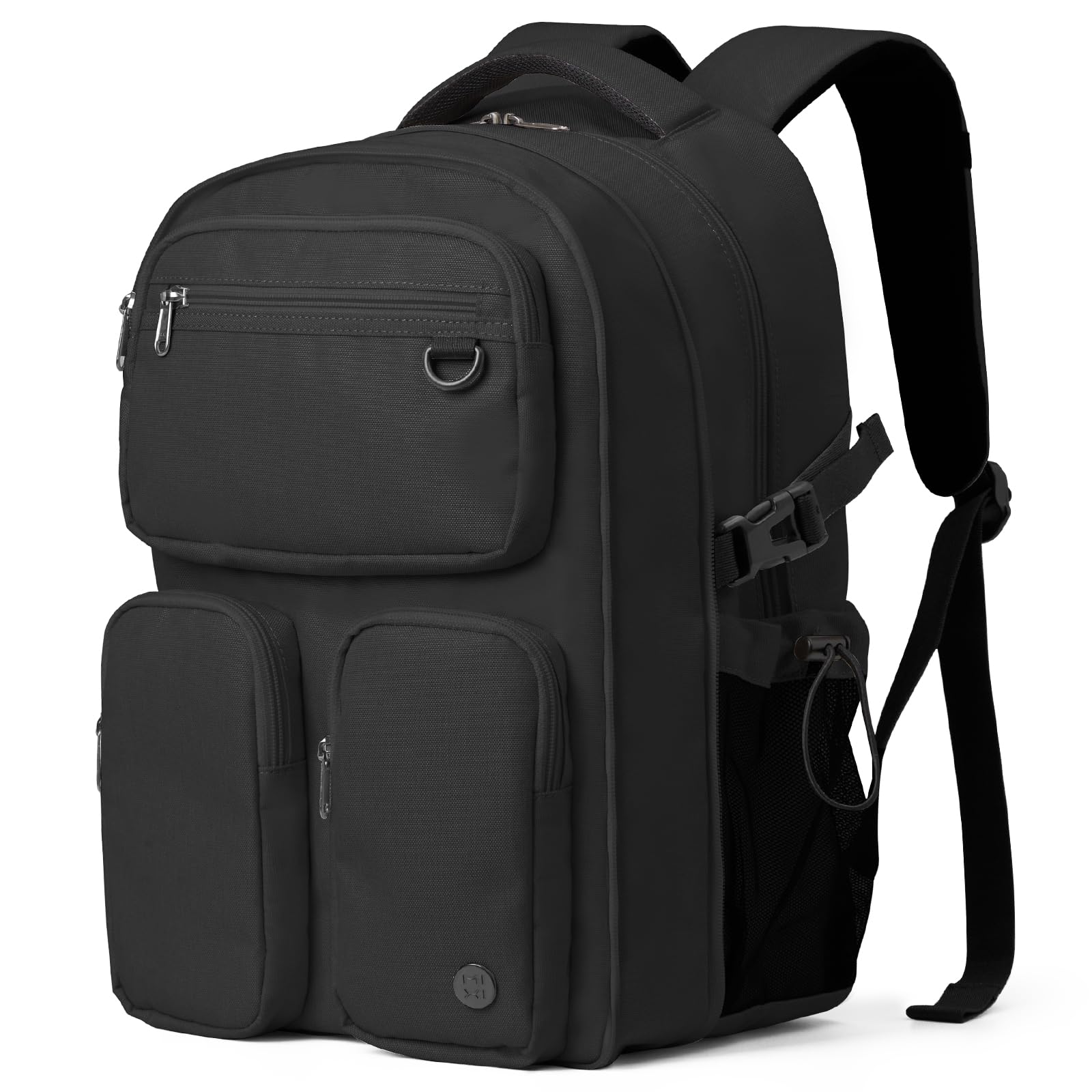 mixi Large Capacity Travel Laptop Backpack, Lightweight Durable College Bookbag Men Woman 15.6" Computer Bag, Water Resistant Outdoor Hiking Backpacks With Multifunction Pockets, 16 Inch Expandable
