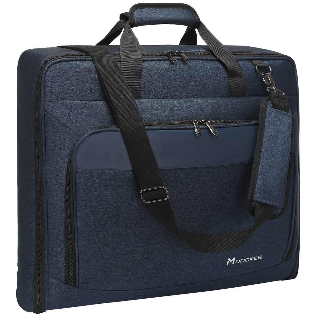Modoker Carry On Garment Bags for Travel Hanging Clothes Suit Bag Luggage Organizer, Foldable Suit Carrier Gift for Men Women