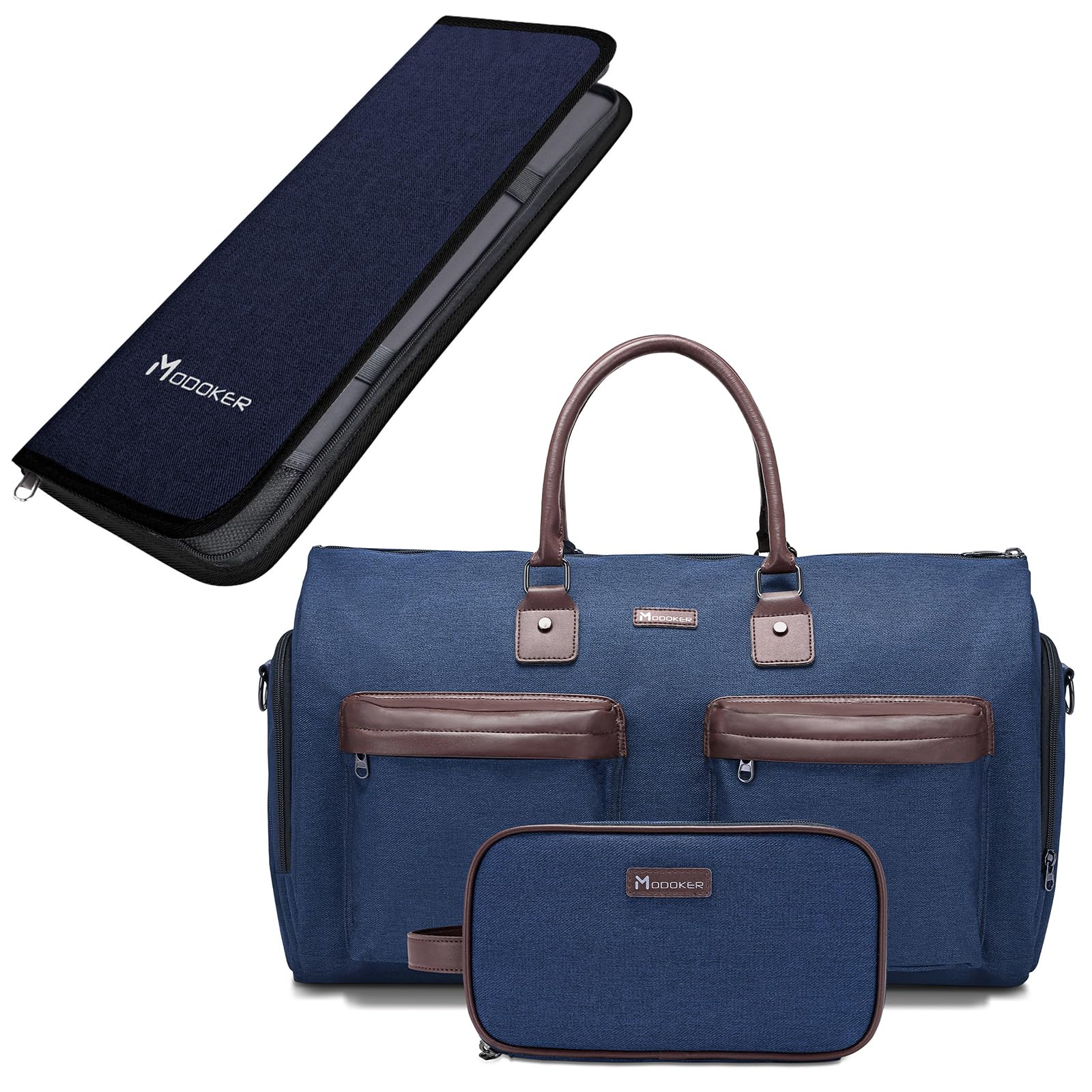 Modoker Convertible Garment Duffel Bag and Tie Case Bag