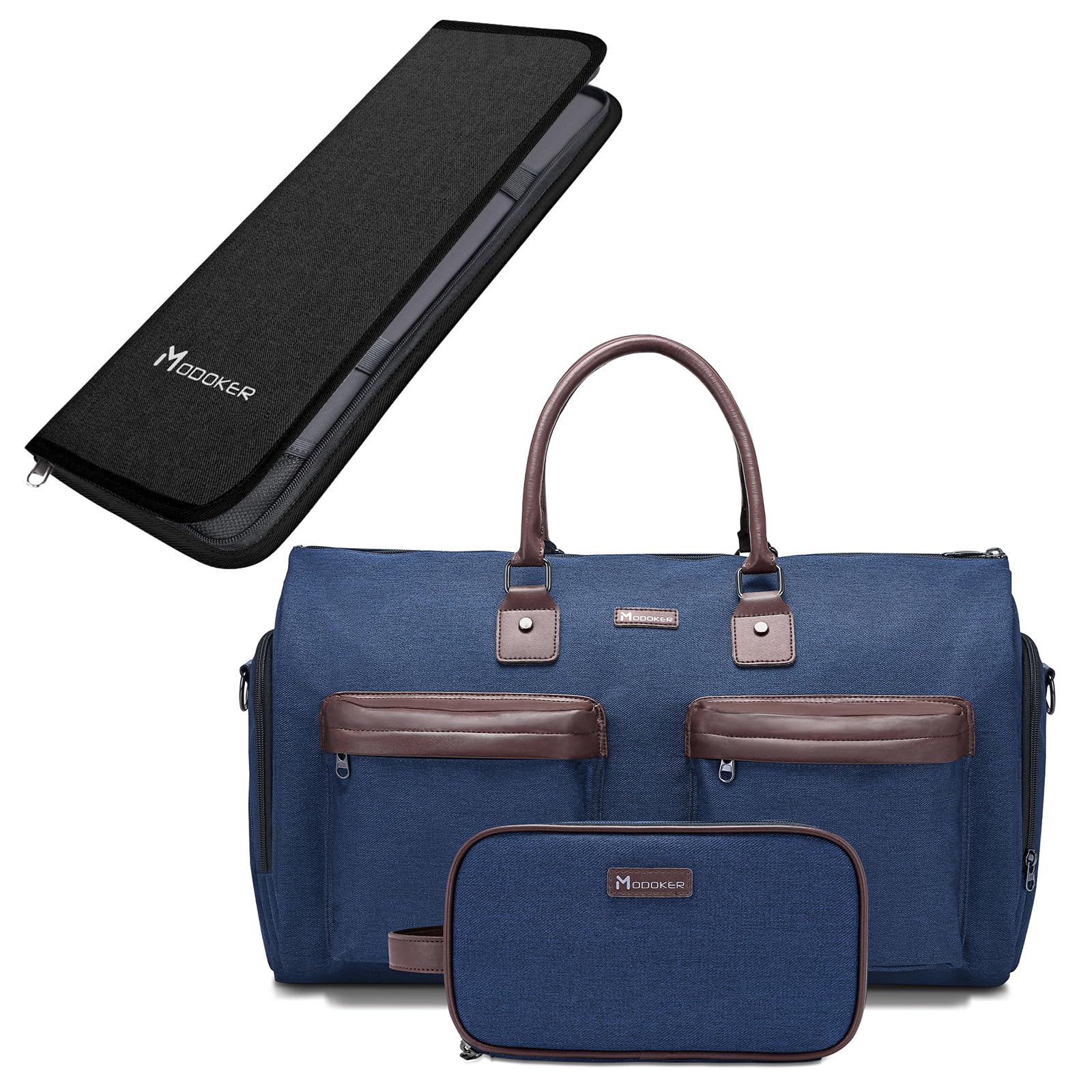Modoker Convertible Garment Duffel Bag and Tie Case Bag