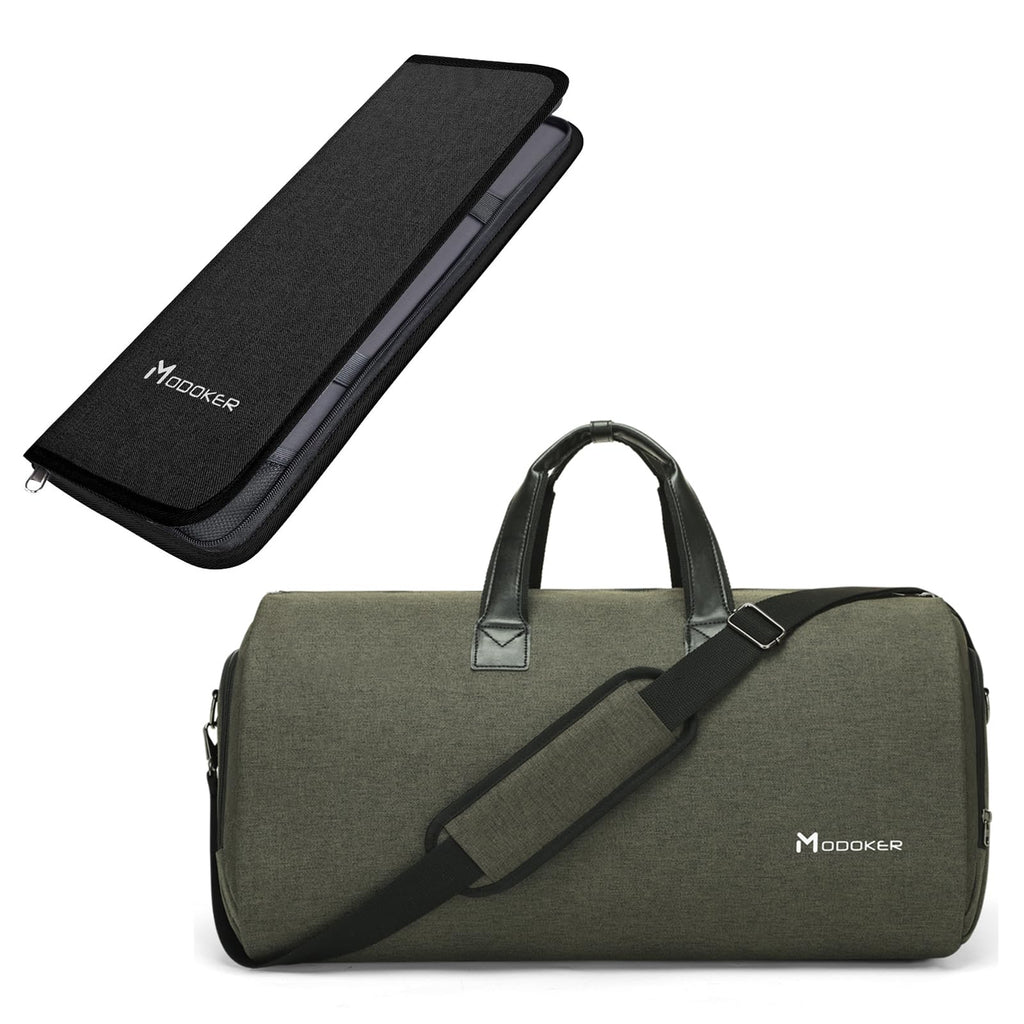 MODOKER Tie Case Bag and Convertible Garment Duffel Bag