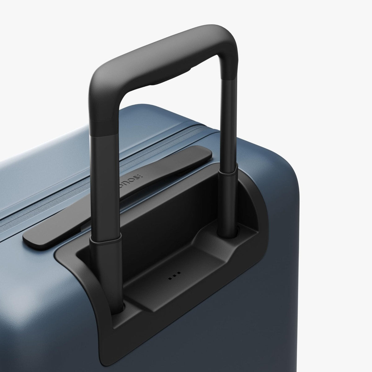 Monos Carry - On Plus Luggage (23"), Lightweight Hardside Spinner Suitcase with TSA Lock, Airline Approved, Ocean Blue