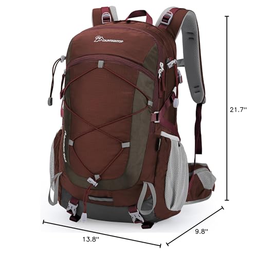 MOUNTAINTOP 25L/40L Hiking Backpack,Lightweight Travel Backpack for Men Women Outdoor Backpacking, Camping