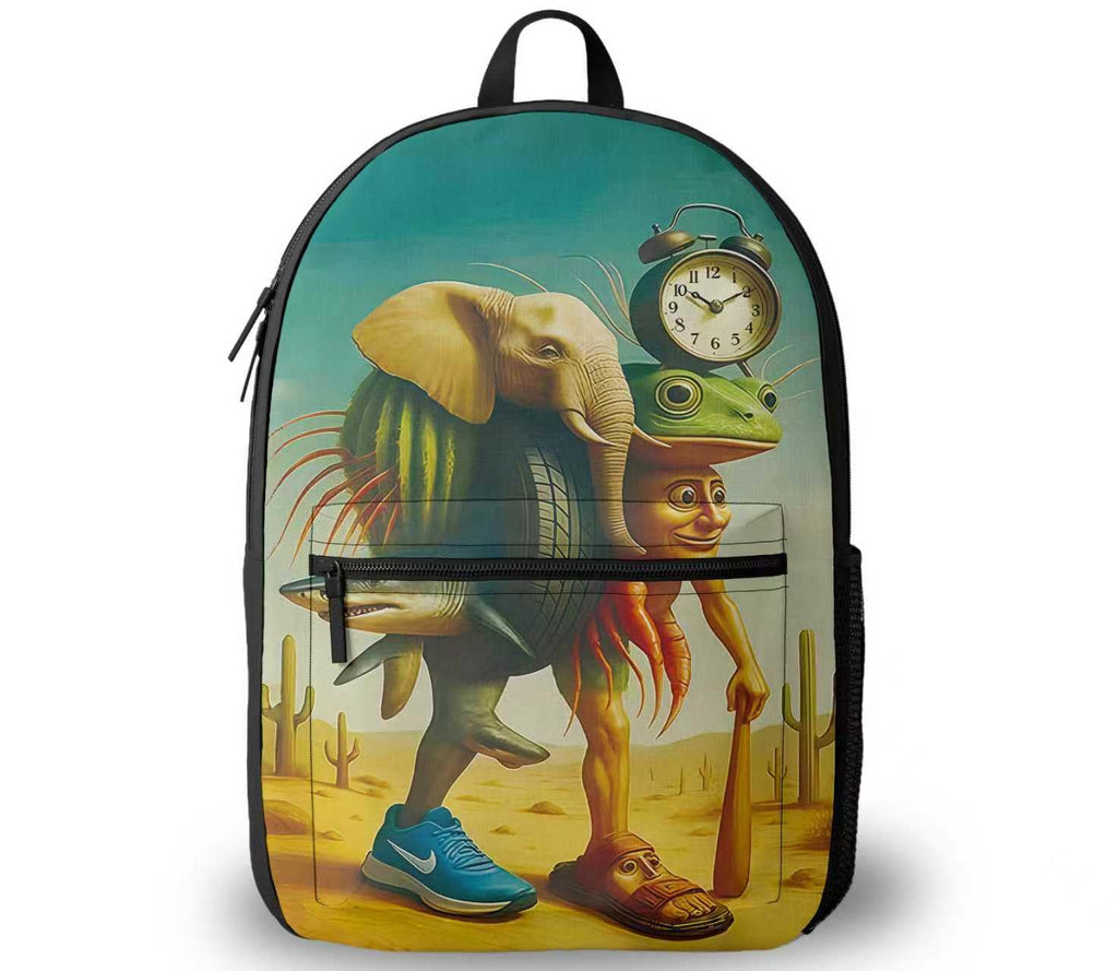 mxyteabz Cappuccino Assassino Backpack for Travel & Outdoor – Italian Brain Rot Backpack Meme Style with Spacious Pocket