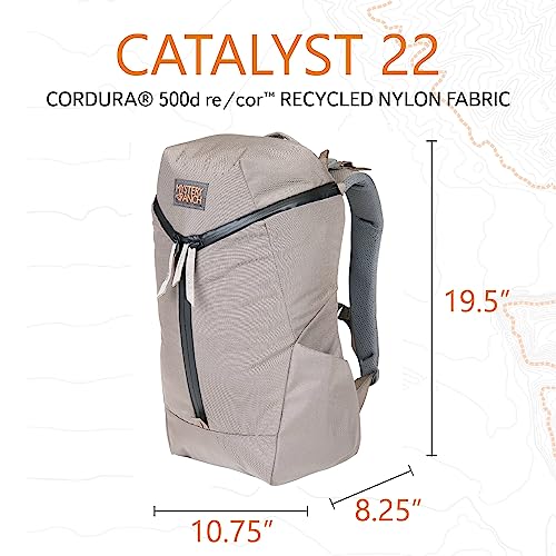 Mystery Ranch Catalyst 22L Travel Backpack with Tech Pocket for Everyday Carry and Adventures - Pebble