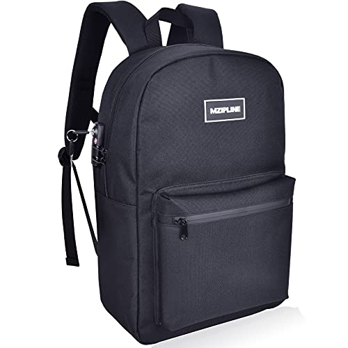 MZIPLINE Laptop Backpack Bag - Smell Proof- With TSA Lock & Key Anti Theft Travel Daypack bag Rucksack for Men & Women