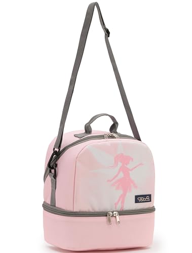 NEW TILAMI Kids Lunch Bag Double Insulated for tilami Rolling Backpack Girls Boys forTravel School Picnic, Fairy Blush