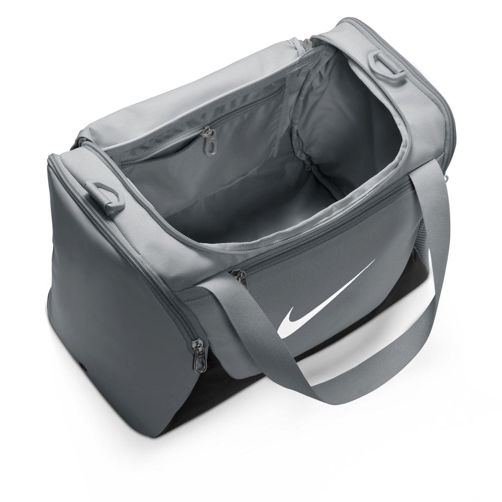 Nike Brasilia Duffel (X - Small), Smoke Grey/Black/White, MISC