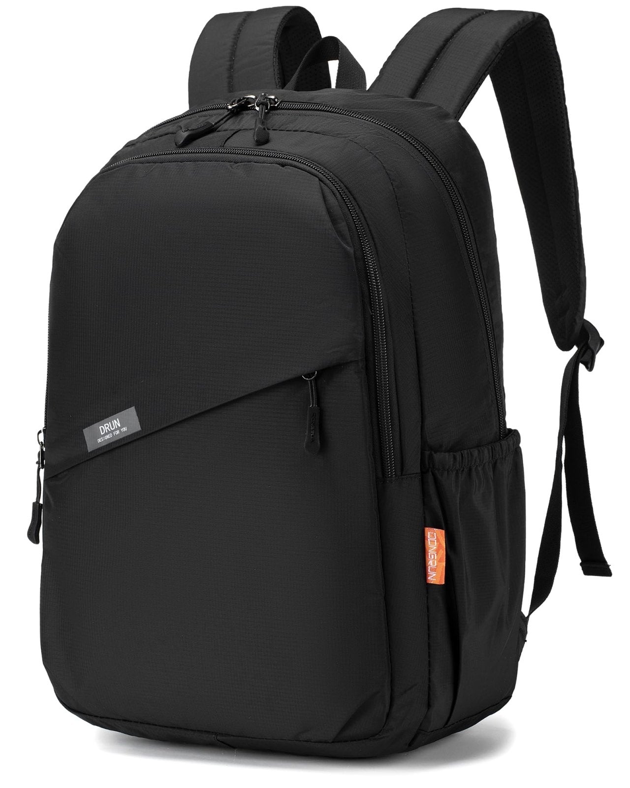 Nixjoro 40x30x15cm Personal Item Bag Travel Backpack Carry On Flight Approved with Anti-Theft Pocket Water-resistant Casual Daypack for Weekender Business Hiking,Black
