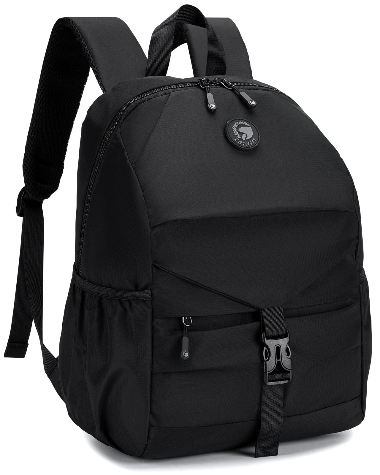 Nixjoro Personal Item Bag 17x10x9 40x30x20 cm Travel Bag Lightweight Underseat Luggage Bag Mochila Para Viaje En Avion for Men Women (Black)