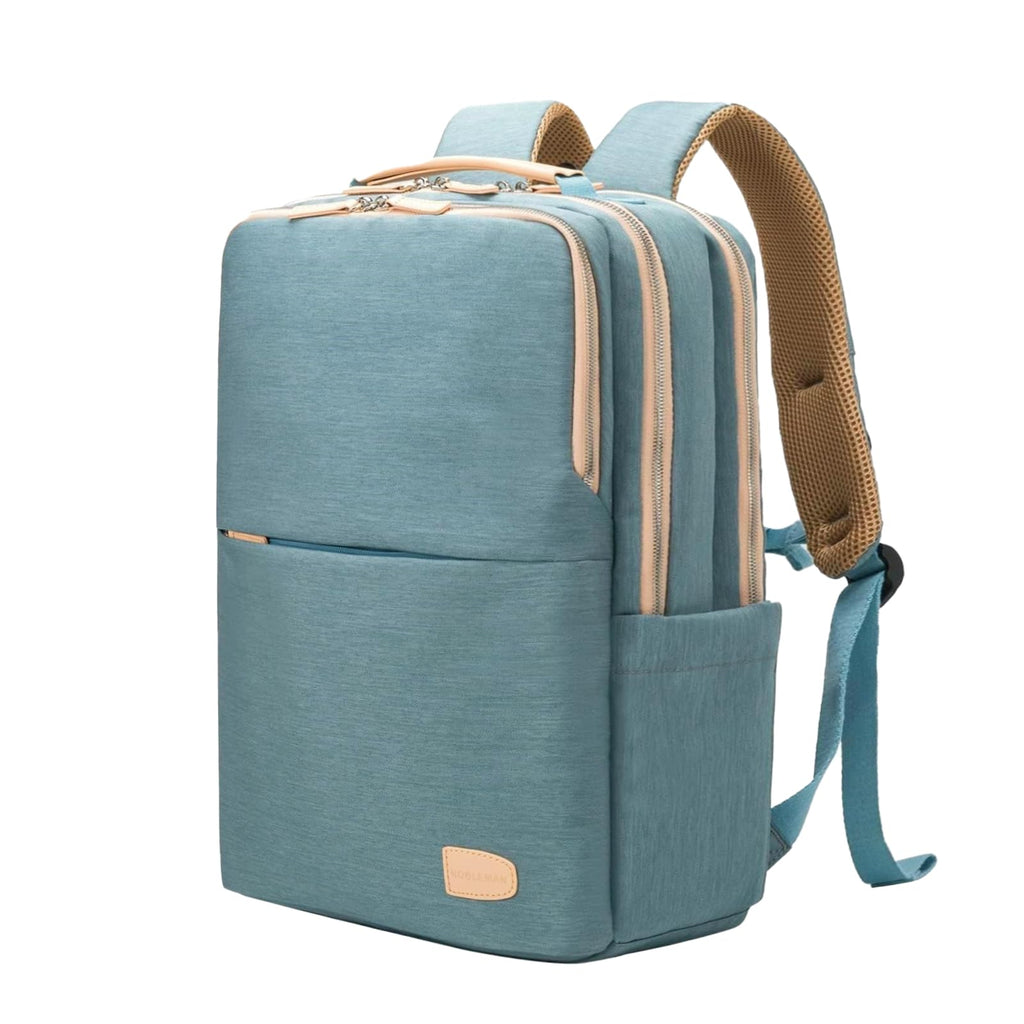 NOBLEMAN 25L Large Travel Laptop Backpack for Women, Professional Adult Office Commuter Womens Computer Backpack, Luxury Lightweight Personal Item Bag For Airlines Fits 16 Laptop (Aqua)