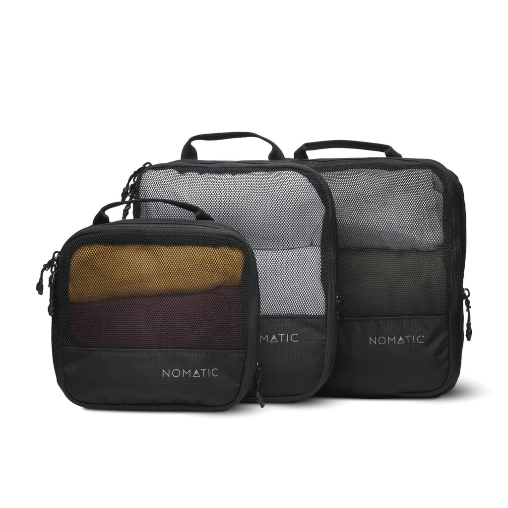 NOMATIC Packing Cubes, Compression Luggage Organizers for Carry - On, Suitcases, Travel Bags, Small