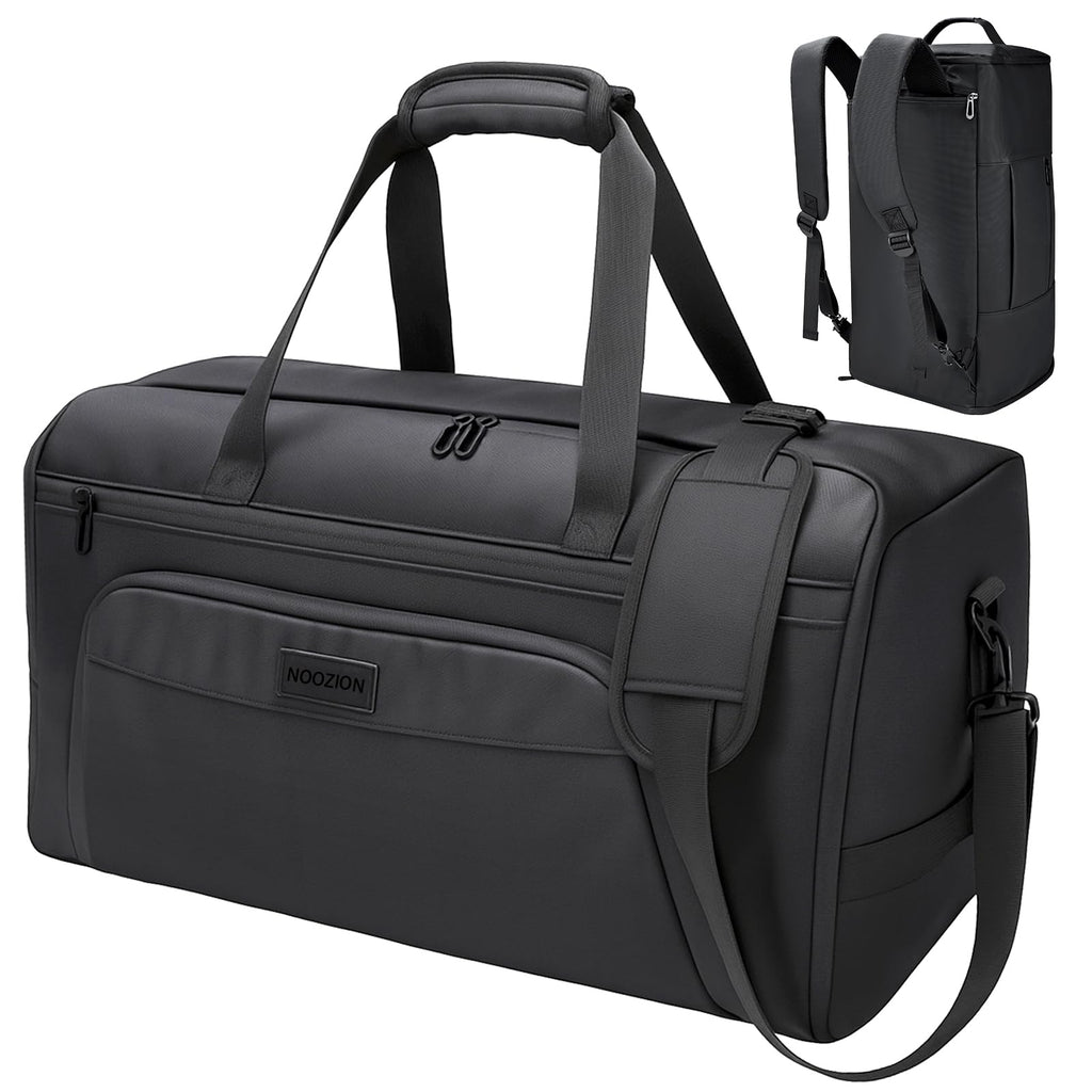Noozion Garment Duffle Bags for Travel, Convertible Carry on Bag with Shoe Compartment,3 in 1 Waterproof Travel Suit Bag with Shoulder Strap for Men Women