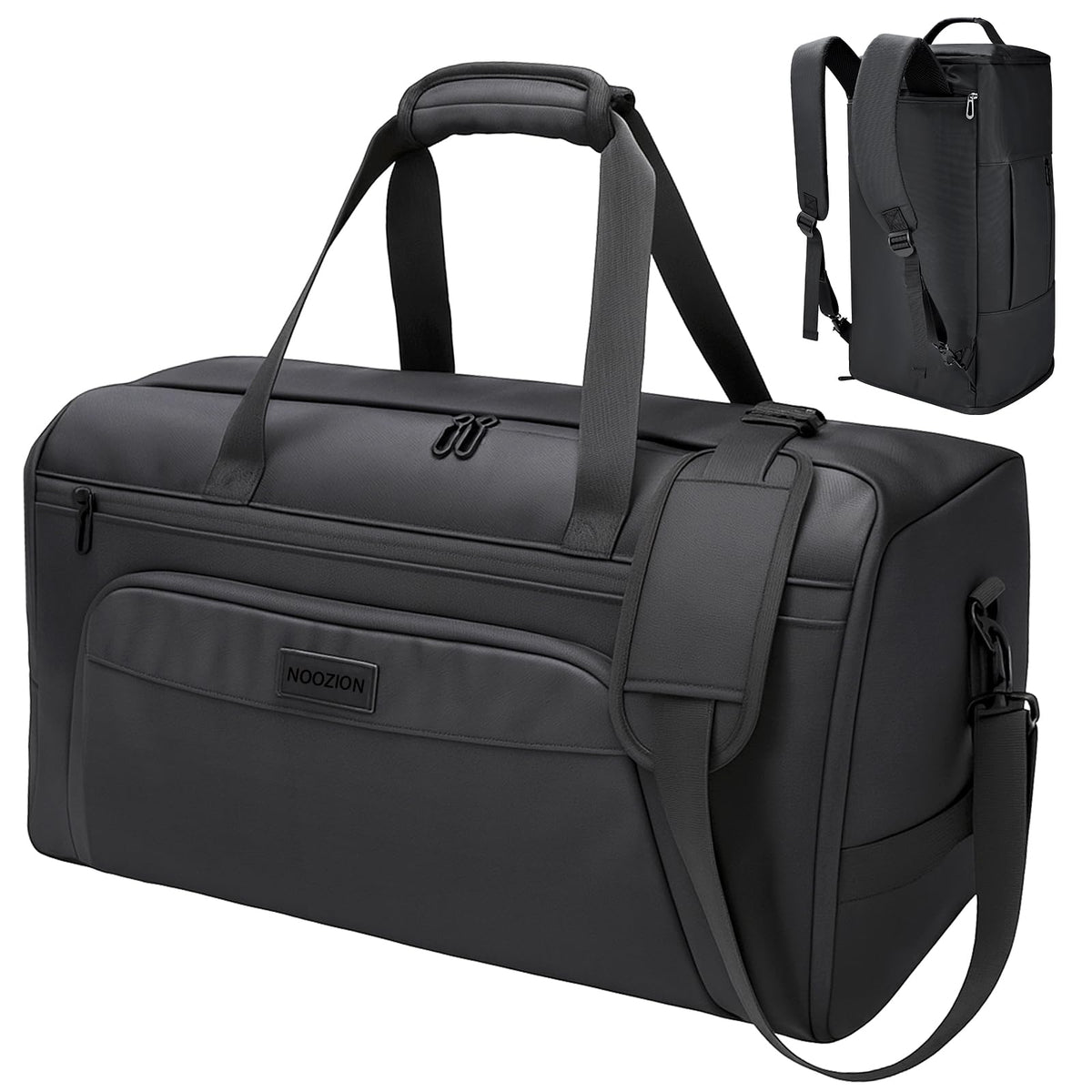 Noozion Garment Duffle Bags for Travel, Convertible Carry on Bag with Shoe Compartment,3 in 1 Waterproof Travel Suit Bag with Shoulder Strap for Men Women