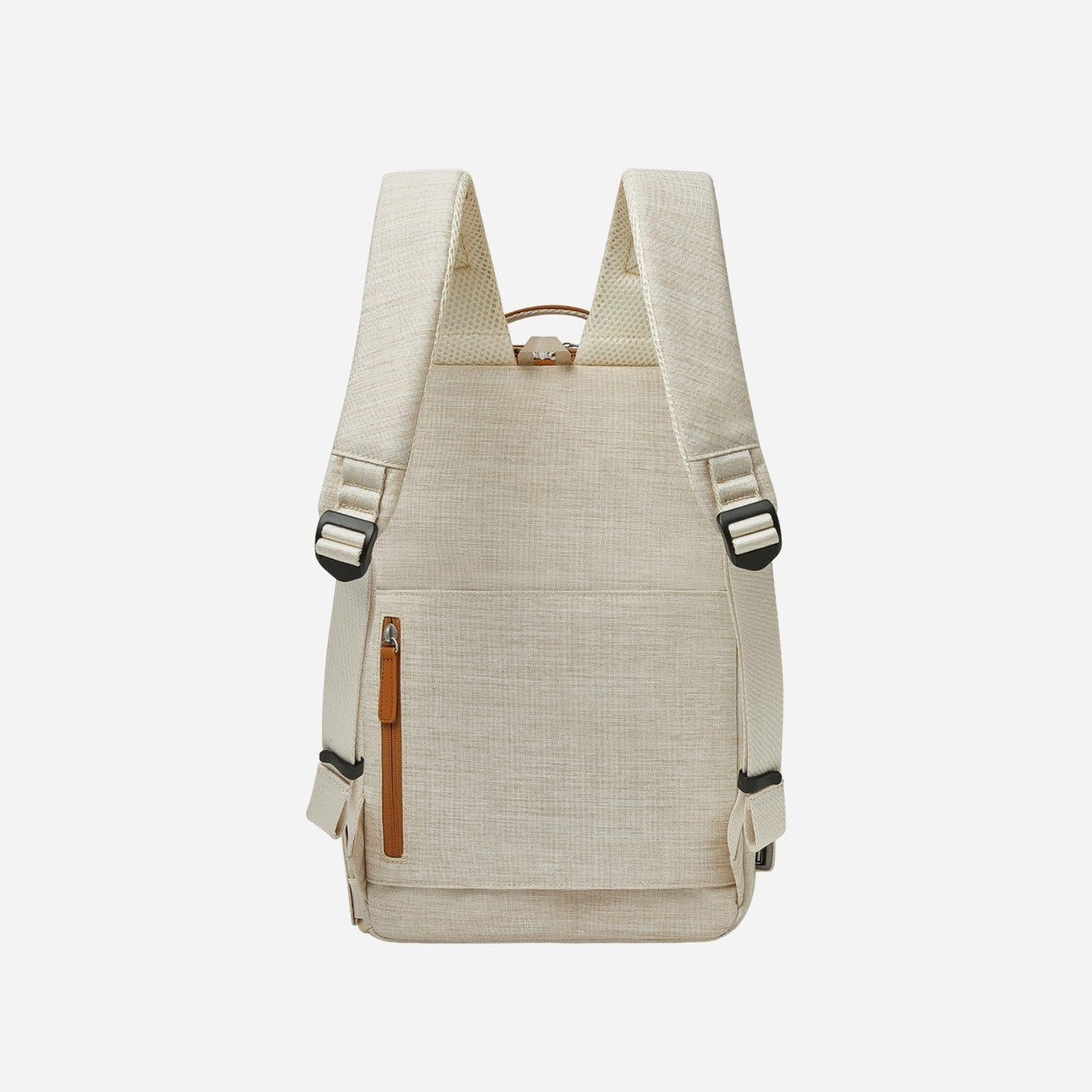 Nordace Siena Pro 13 Smart Backpack - 13.3" Laptop Backpack, 15L Daily Backpack for Travel, Everyday, or Work (Beige - Brown)