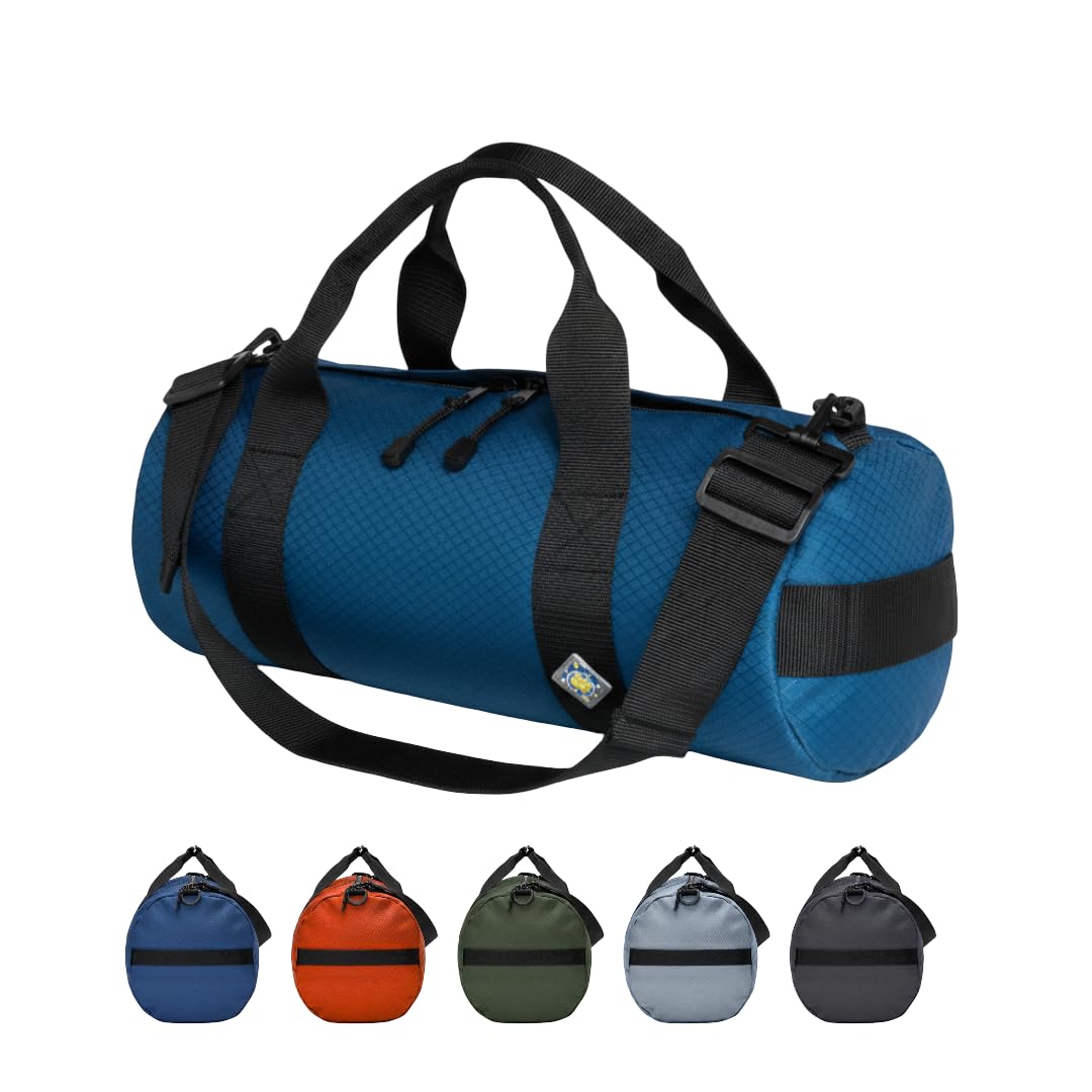NSS 14L Compact Duffel Bag, Heavy-Duty Gear Bag, 1050D Tuff Cloth, Diamond Ripstop, Reinforced Stitching - Blue