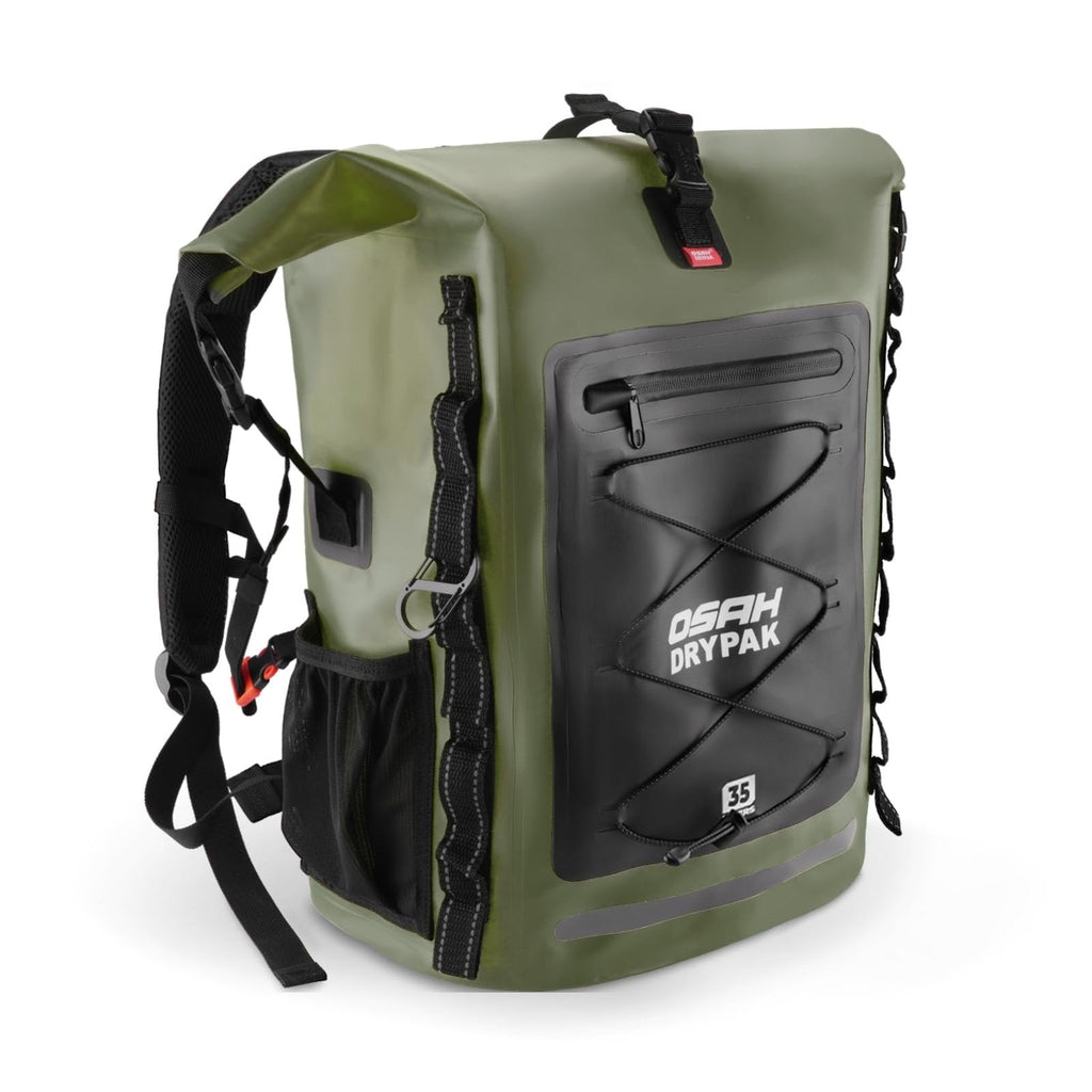OSAH DRYPAK Waterproof Backpack Dry Bag 35L/55L/85L – Heavy Duty Roll-Top Hiking Backpack for Travel, Kayaking, Boating, Camping, Rafting and Fishing