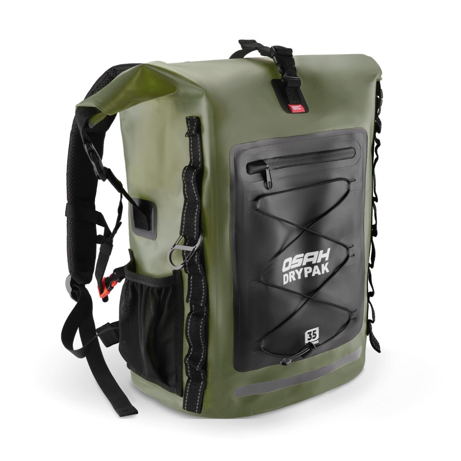 OSAH DRYPAK Waterproof Backpack Dry Bag 35L/55L/85L – Heavy Duty Roll-Top Hiking Backpack for Travel, Kayaking, Boating, Camping, Rafting and Fishing
