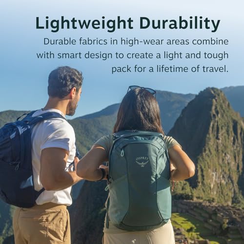 Osprey Farpoint Fairview Travel Daypack for Men and Women - Carry On Personal Item Backpack with Laptop Sleeve, Graphite Purple | Osprey Backpacks