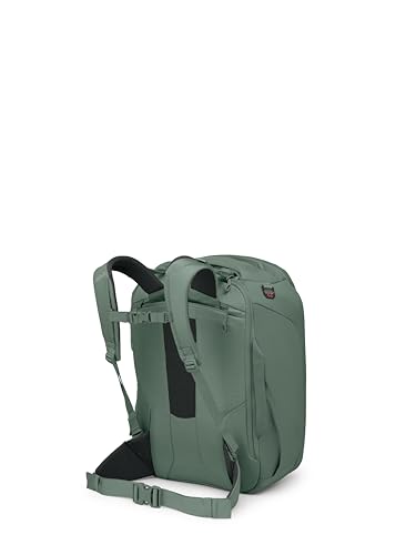 Osprey Sojourn Porter 46L Travel Backpack – Carry - On Compliant Luggage with StraightJacket Compression and Padded Laptop Sleeve – Durable Pack for International or Urban Travel, Koseret Green