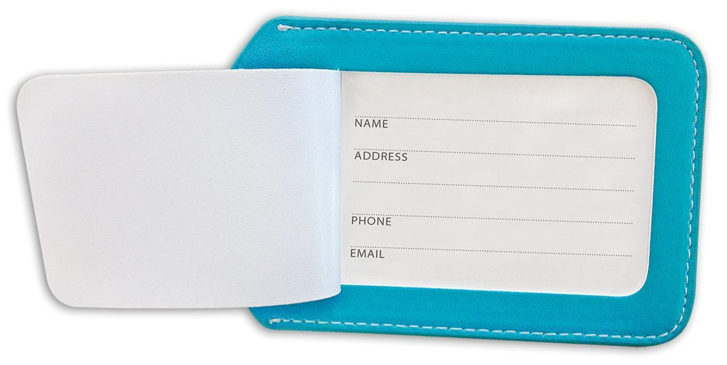 Pacifica Island Art Leatherette Luggage Baggage Tag - Las Vegas by David Klein