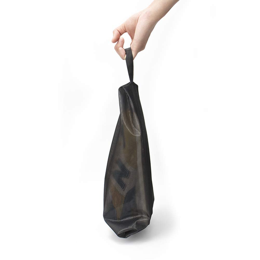 pack all Shoe Bag for Travel, Water - Resistant Shoe Pouch for Gym, Odor - Resistant Soccer Cleats Bag for Sport (Black, 1 - Pack)